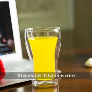 ถ้วยแก้วบอโรซิลิเกตผนังคู่ขนาด 200 มล