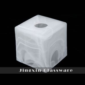 ฝาครอบไฟส่องสว่างโคมไฟแก้วเศวตศิลา